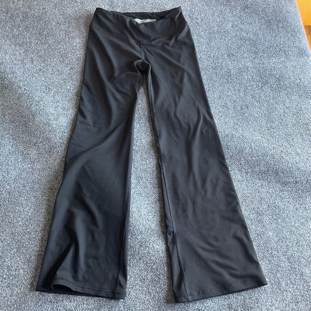 Victoria Sport Mens Black Flare Leg Yoga Pants Size M Athletic Trousers Stretch
